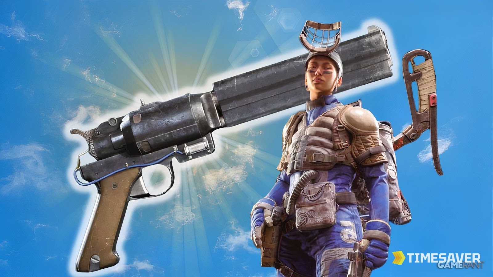 ARC Raiders Raider kitted out with the Anvil weapon and full gear, ready for a topside loadout