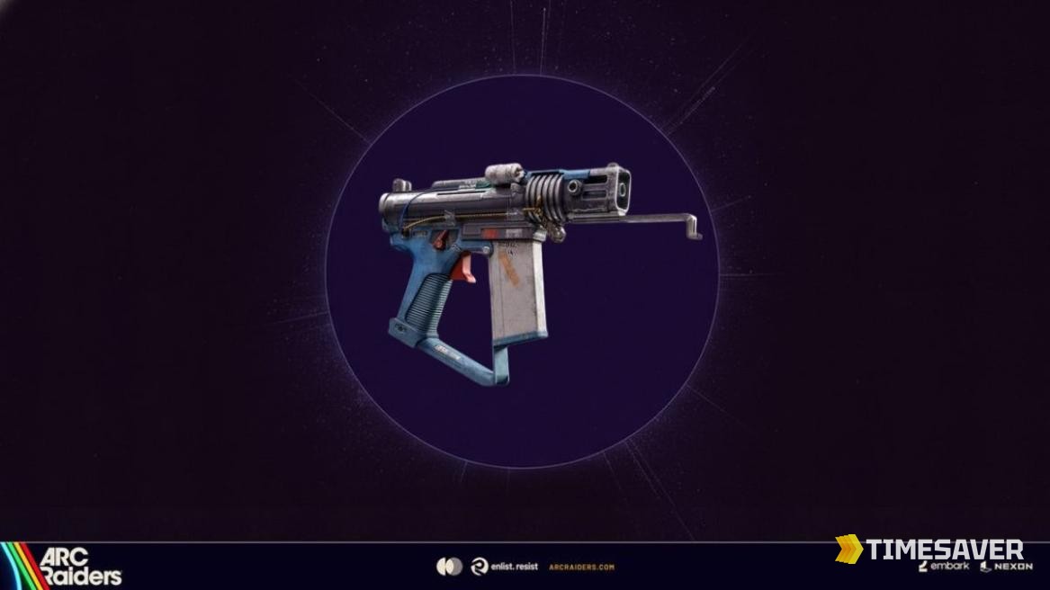 ARC Raiders official Canto SMG weapon render — the Rare fully-automatic submachine gun