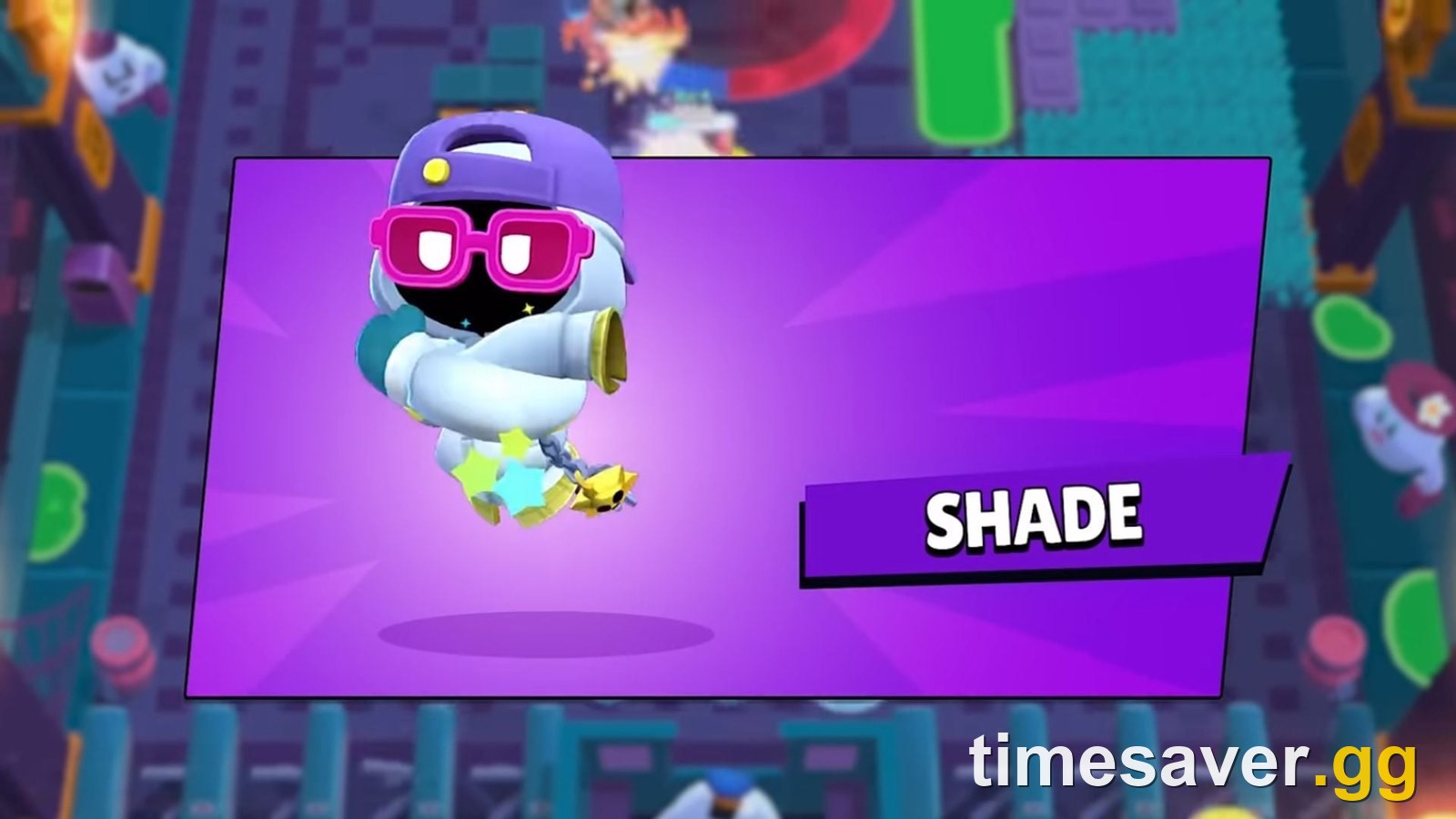 Brawl Stars Shade, the most-picked Brawler in the October 2026 meta, shown in-game, hero image for the best Star Powers guide