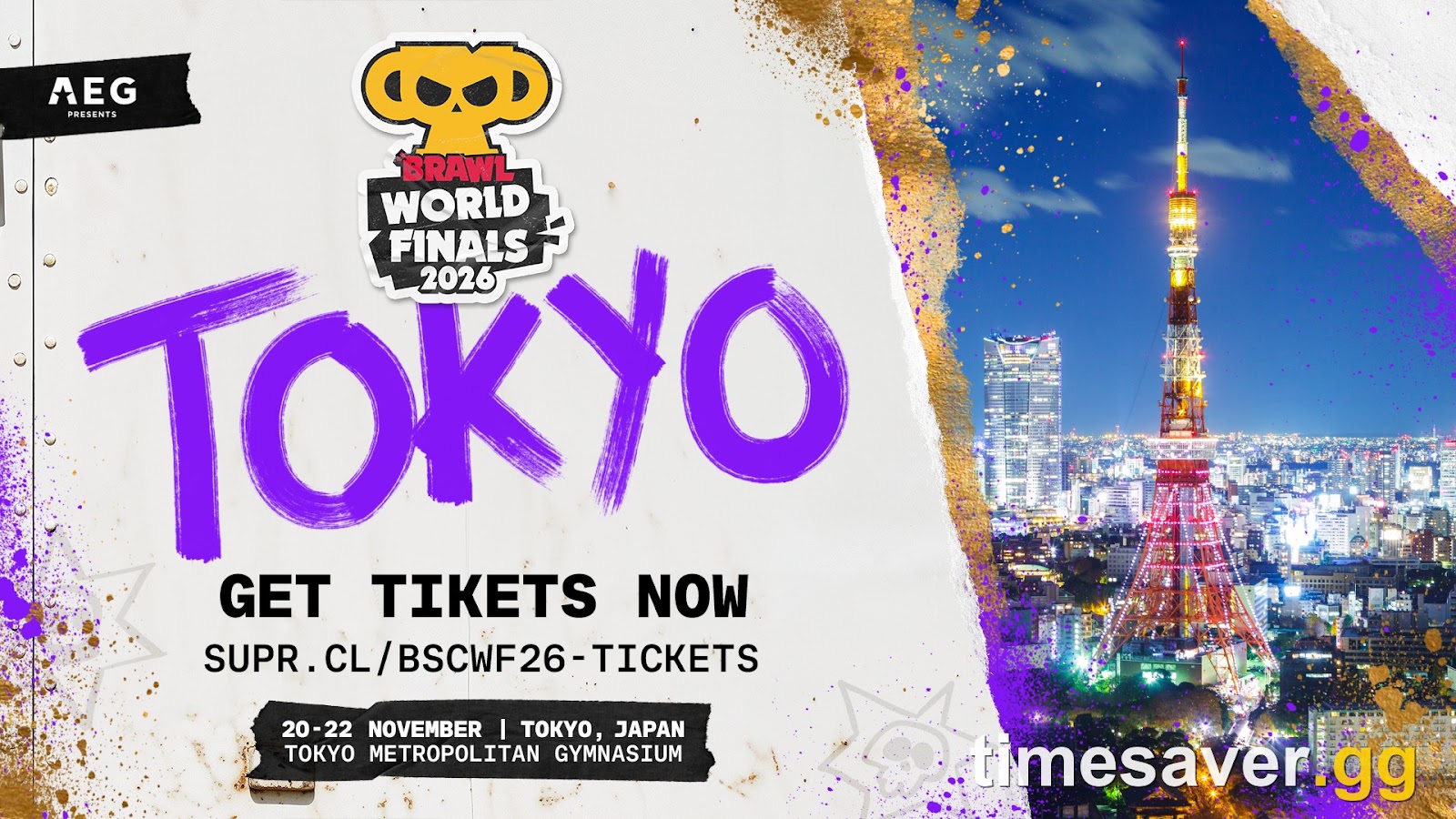 Brawl Stars World Finals 2026: Dates, Teams, Format, $1M Prize Pool & How to Watch (Tokyo, Nov 20–22)