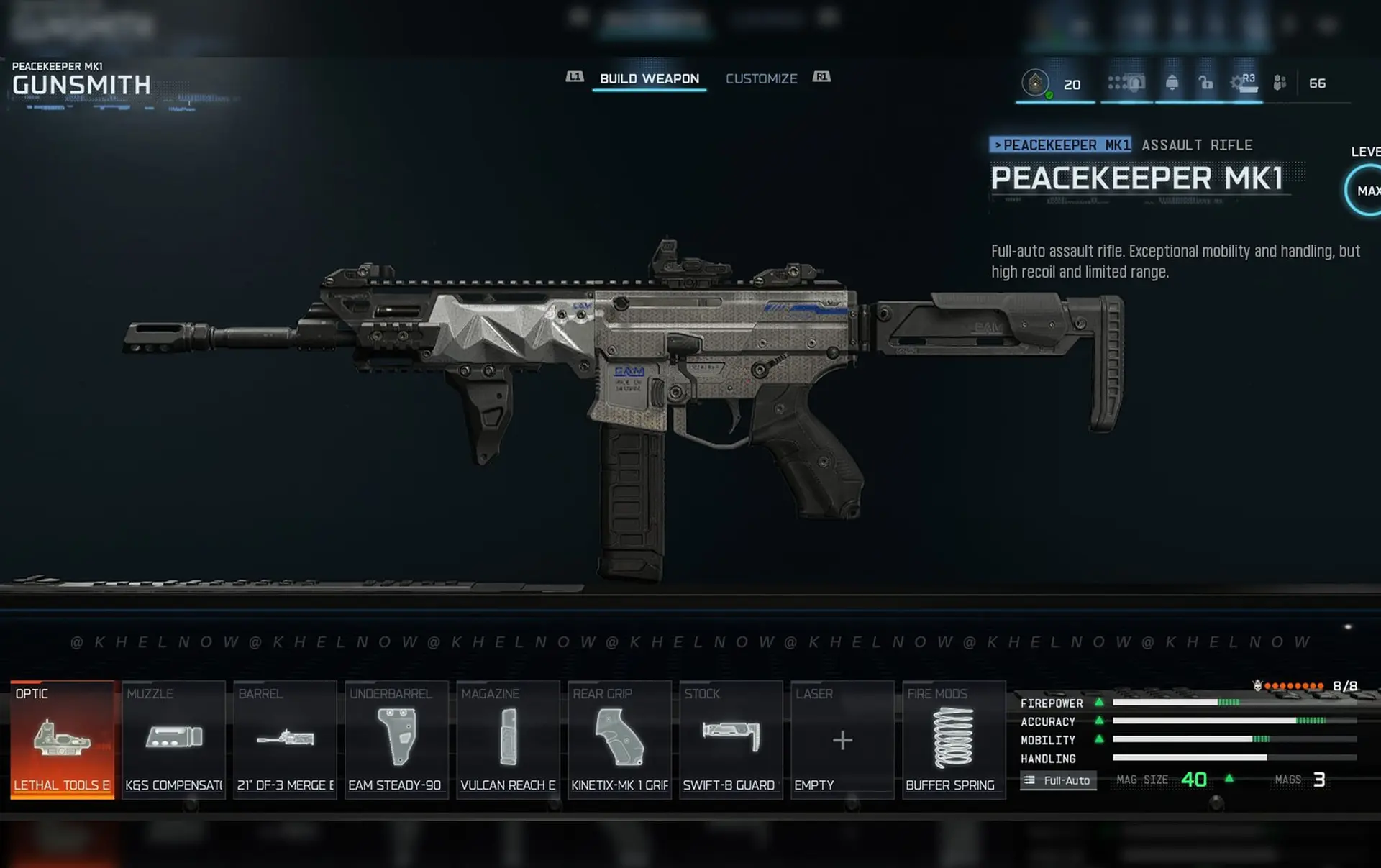 precision setup peacekeeper