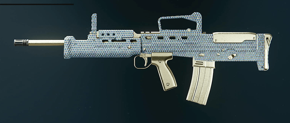 GPR 91 assault rifle with diamond camo