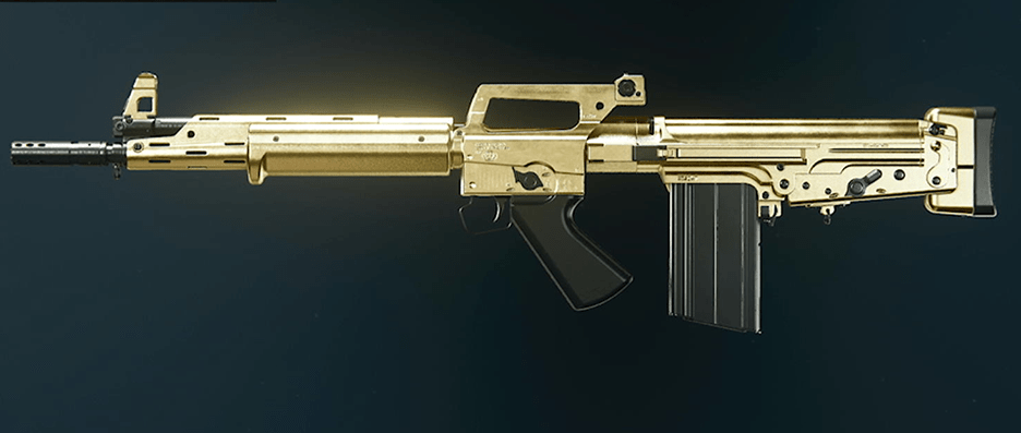 Goblin Mk2 assault rifle with diamond camo pattern