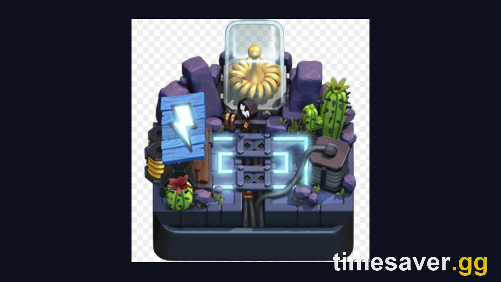 Clash Royale Arena 11 Electro Valley arena art at 3,400 trophies in October 2026