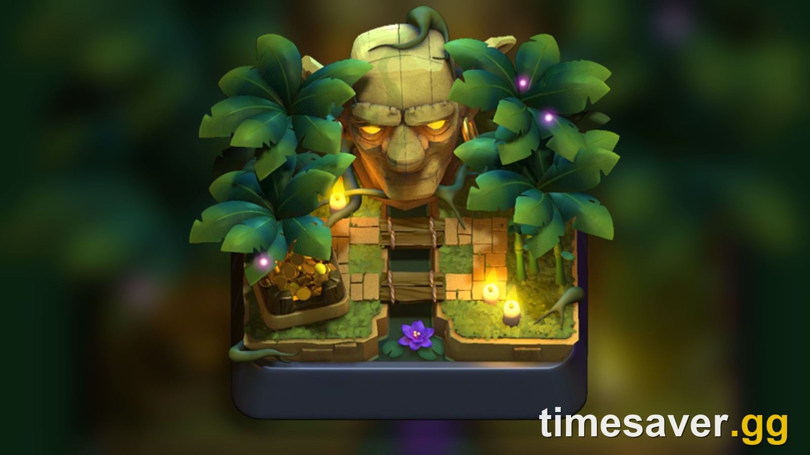 Clash Royale Jungle Arena artwork, Arena 9 on the Trophy Road at 2,600 trophies