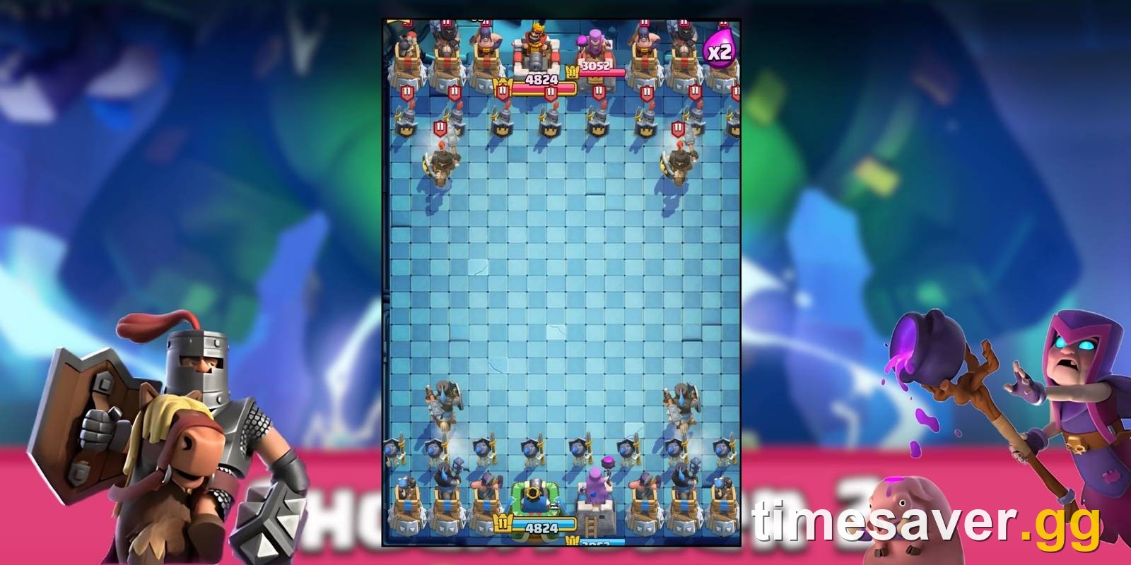 Clash Royale Spooky Chess arena during the Season 88 Shocktober competitive league, October 2026