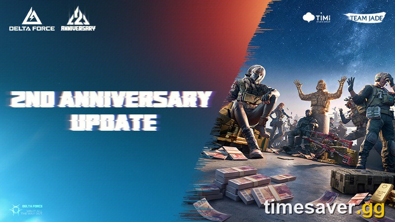 Delta Force 2nd Anniversary Update key art, illustrating the On Haavk and Inside Haavk anniversary event walkthrough
