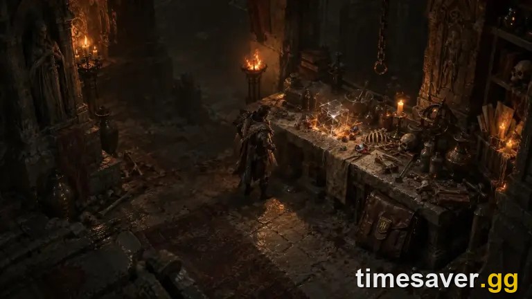 Diablo 4 Horadric Cube charm crafting screen in Season 15