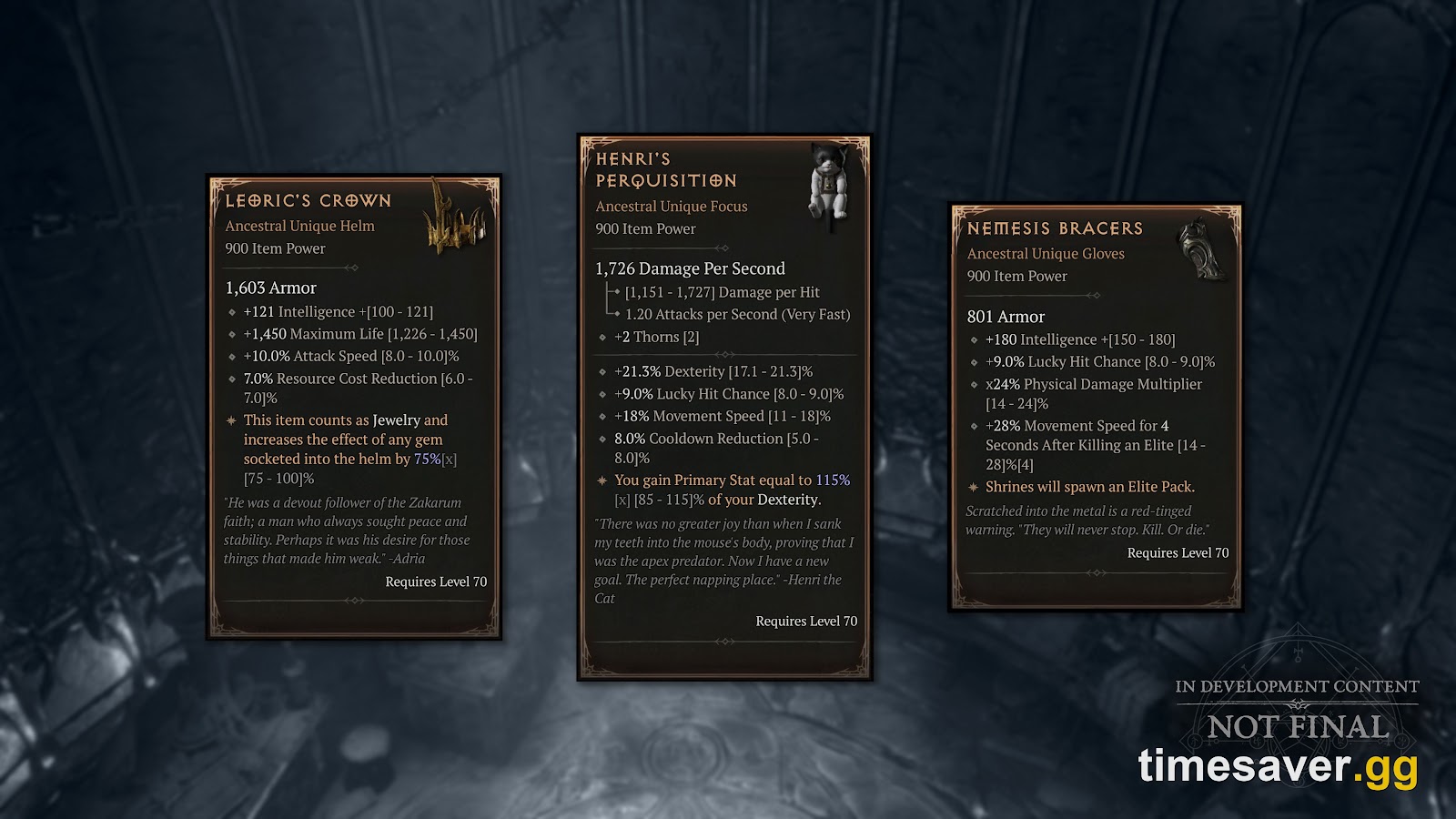 Diablo 4 Season 15 Leoric's Crown Legacy Unique — comparison showing the D4 version counts as Jewelry and boosts socketed gems by 75-100%, matching its original Diablo 2 power