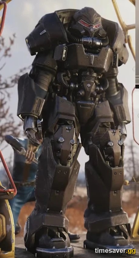 Hellcat Power Armor in Fallout 76, the craftable endgame PA frame from the Steel Reign update