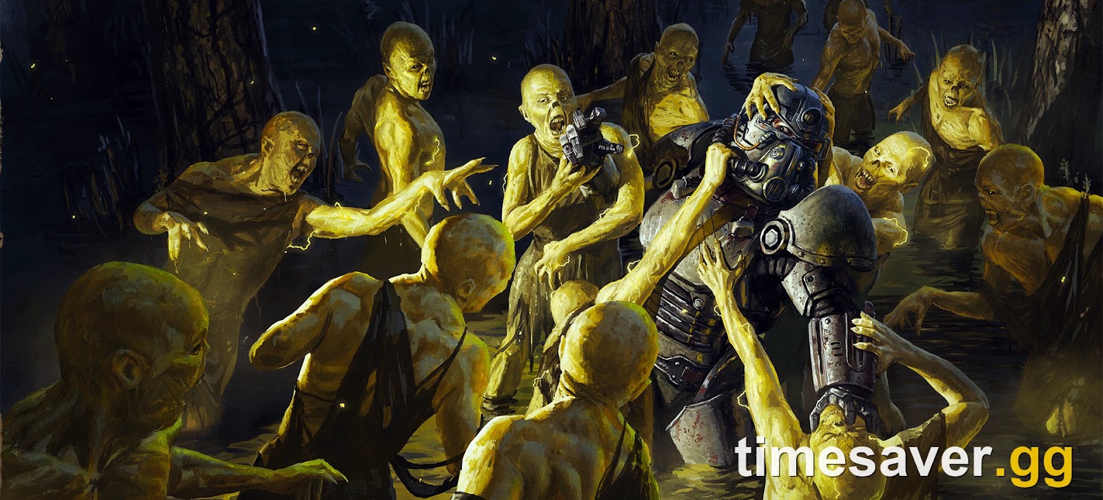Fallout 76 mutations tier list 2026 — official Mutation Invasion event artwork showing a mutated wasteland survivor