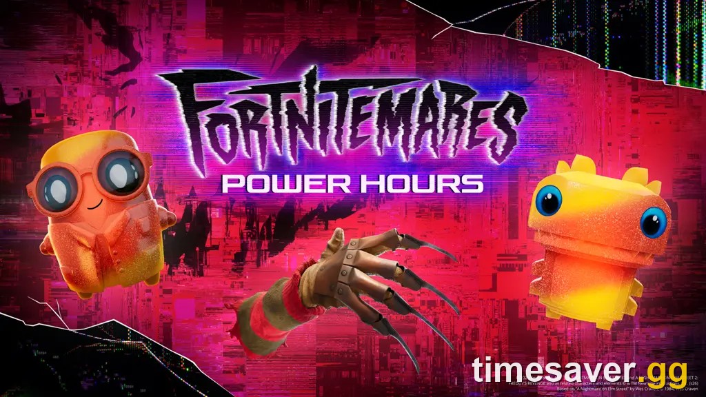 Fortnitemares Power Hours key art showing two Trick or Treat Sprites from Chapter 7 Season 4