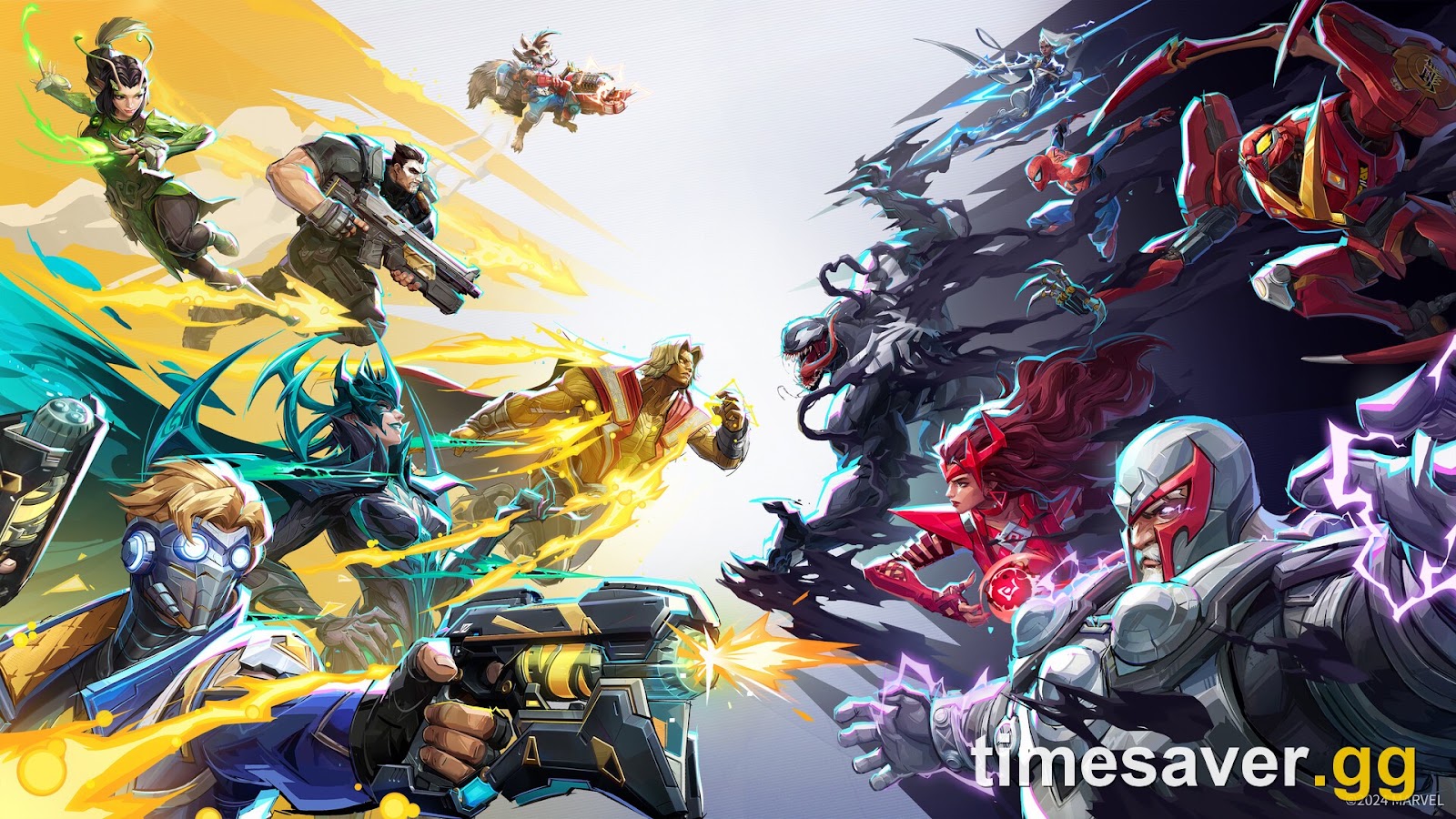 Marvel Rivals hero roster lineup — the ensemble of heroes players choose from to climb ranked before Season 10