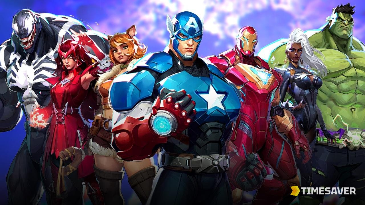 Marvel Rivals Vanguard tanks including Venom, Captain America and Hulk in the Season 8.5 roster art — the best tanks to climb ranked in June 2026