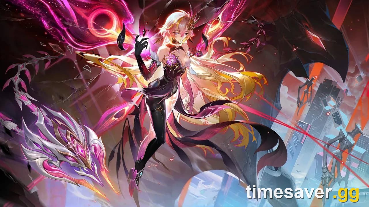Obsidia Imperatrix Arashi Aspirants skin official splash art in Mobile Legends Bang Bang