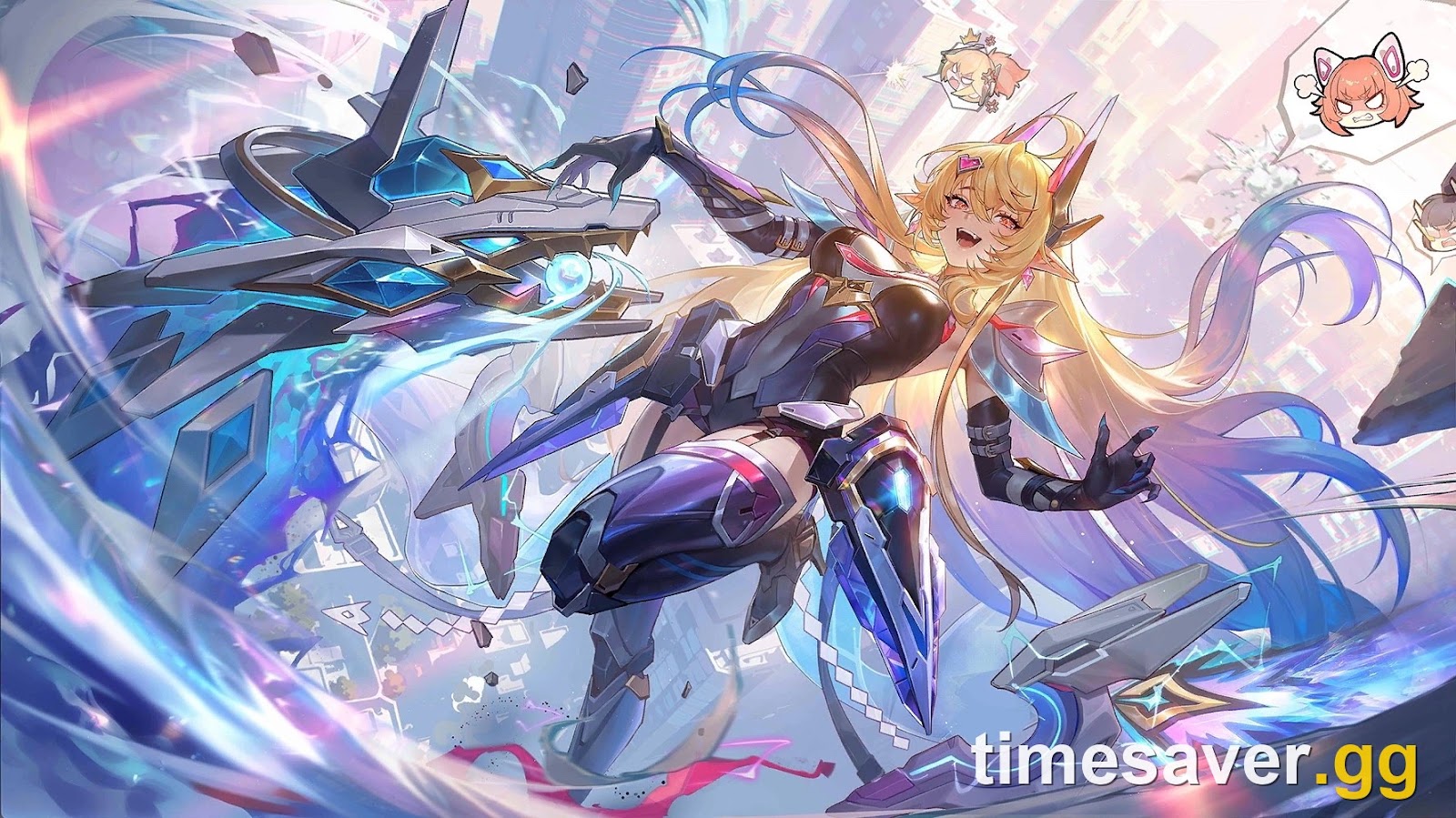 Selena Silverbolt Raiko Aspirants skin official splash art for the Mobile Legends Selena build guide