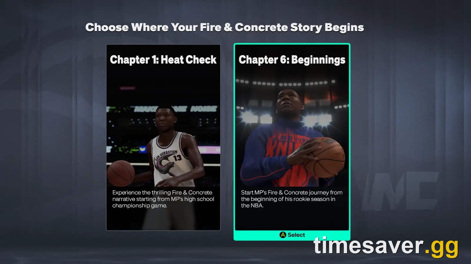 Can You Skip Fire & Concrete in NBA 2K27? What You Lose by Starting at Chapter 6