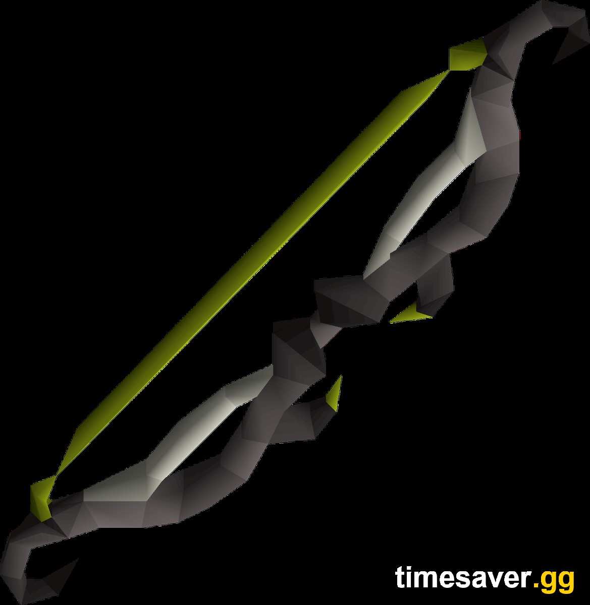 Twisted bow weapon render, OSRS best-in-slot ranged weapon