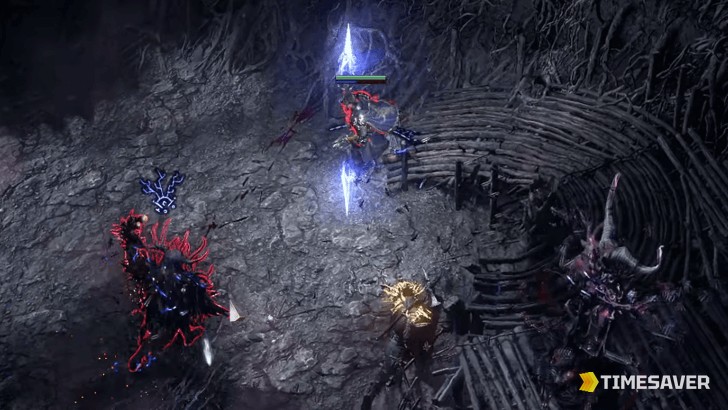 The King in the Mists boss fight inside the Crux of Nothingness arena in PoE2