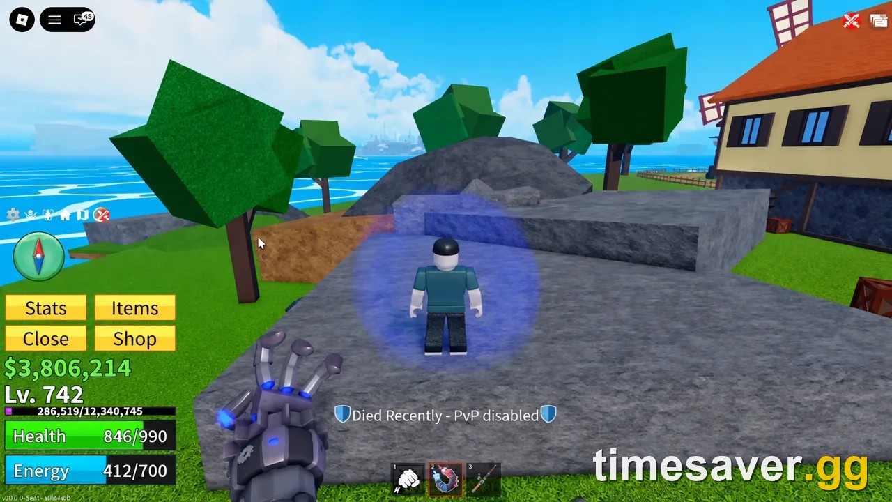 Reworked First Sea island environment in Blox Fruits Update 30