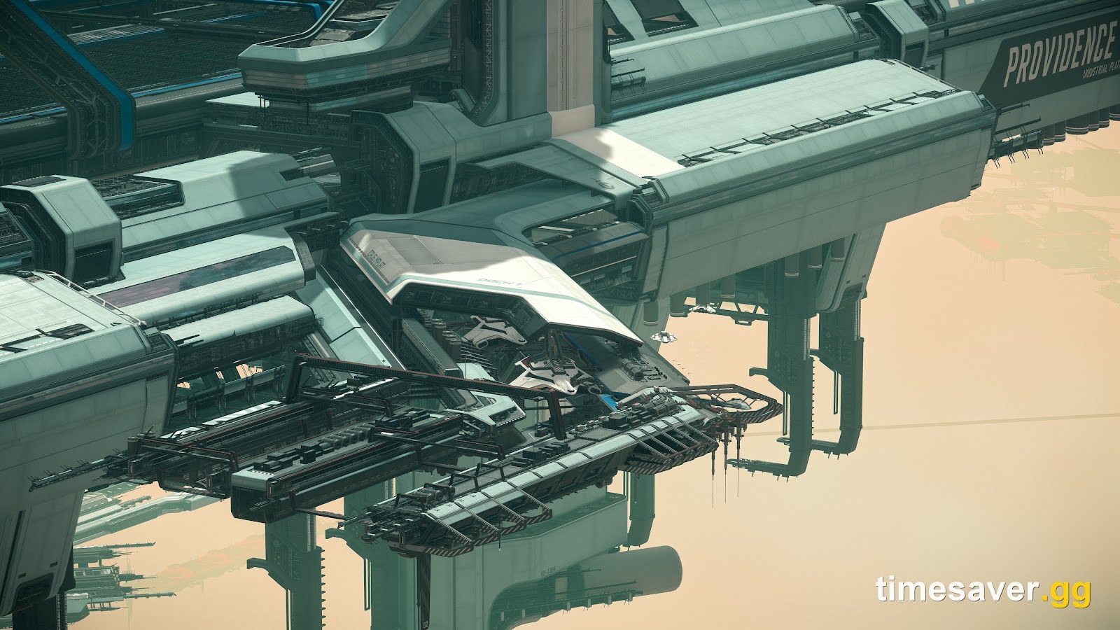 Orison cloud city platform at Crusader in Star Citizen Alpha 4.10.1