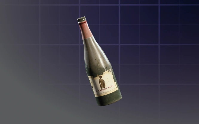 Empty Wine Bottle