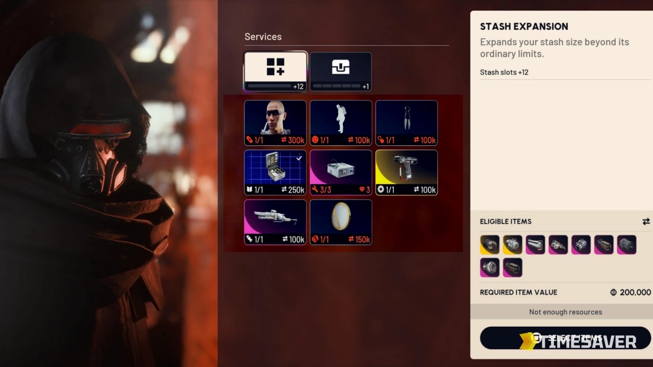 ARC Raiders trader marketplace screen with high coin values, the loot economy the duplication glitch flooded with duped items and coins