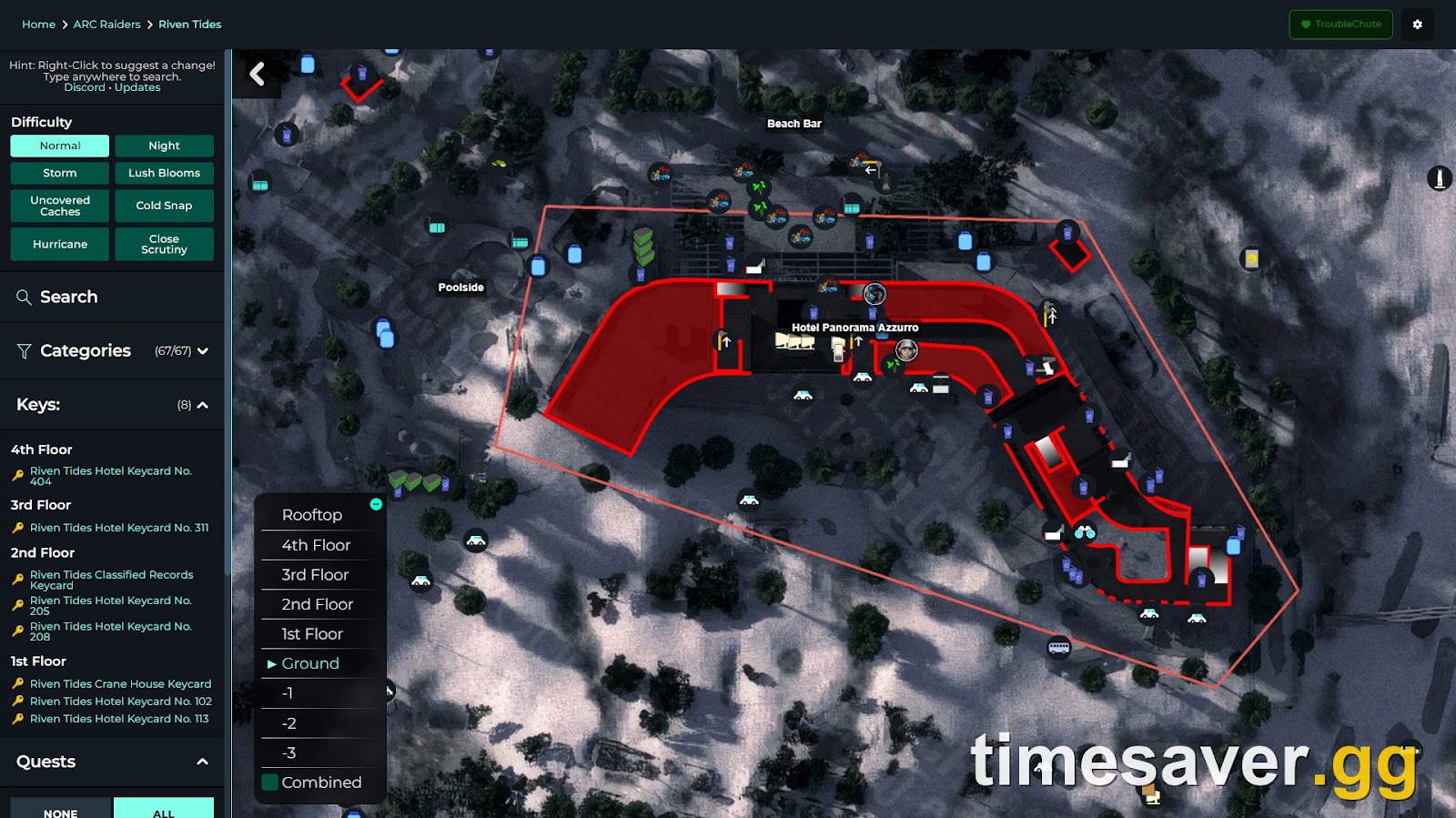ARC Raiders Riven Tides Map Guide: All POIs, Loot Rooms, Keys & Extracts