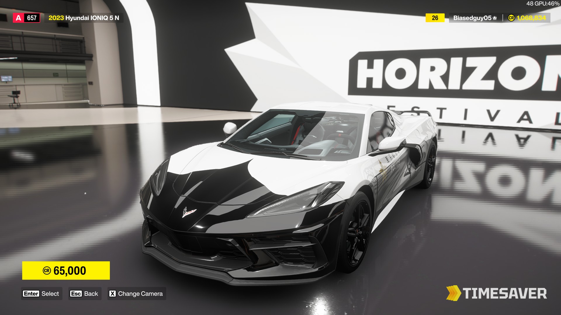 Forza Horizon 6 car at the Horizon Festival — a wheelspin reward