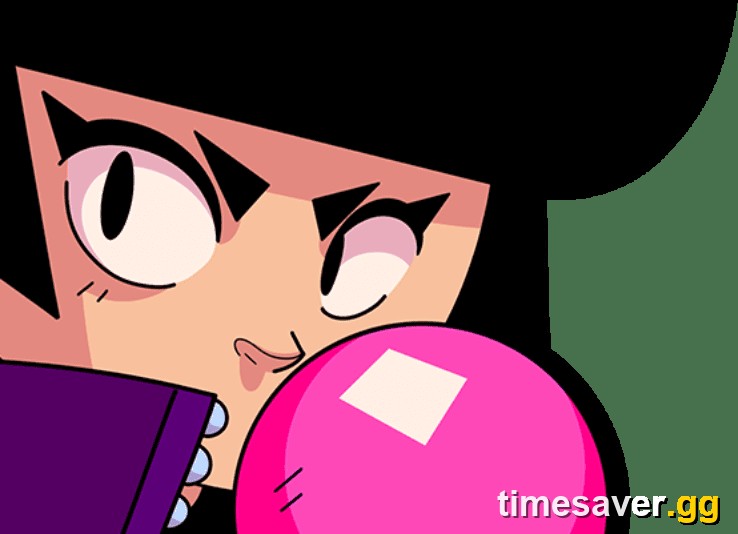 Brawl Stars Bibi official render, a top S-tier Brawl Ball brawler in the October 2026 Brawl-O-Ween meta