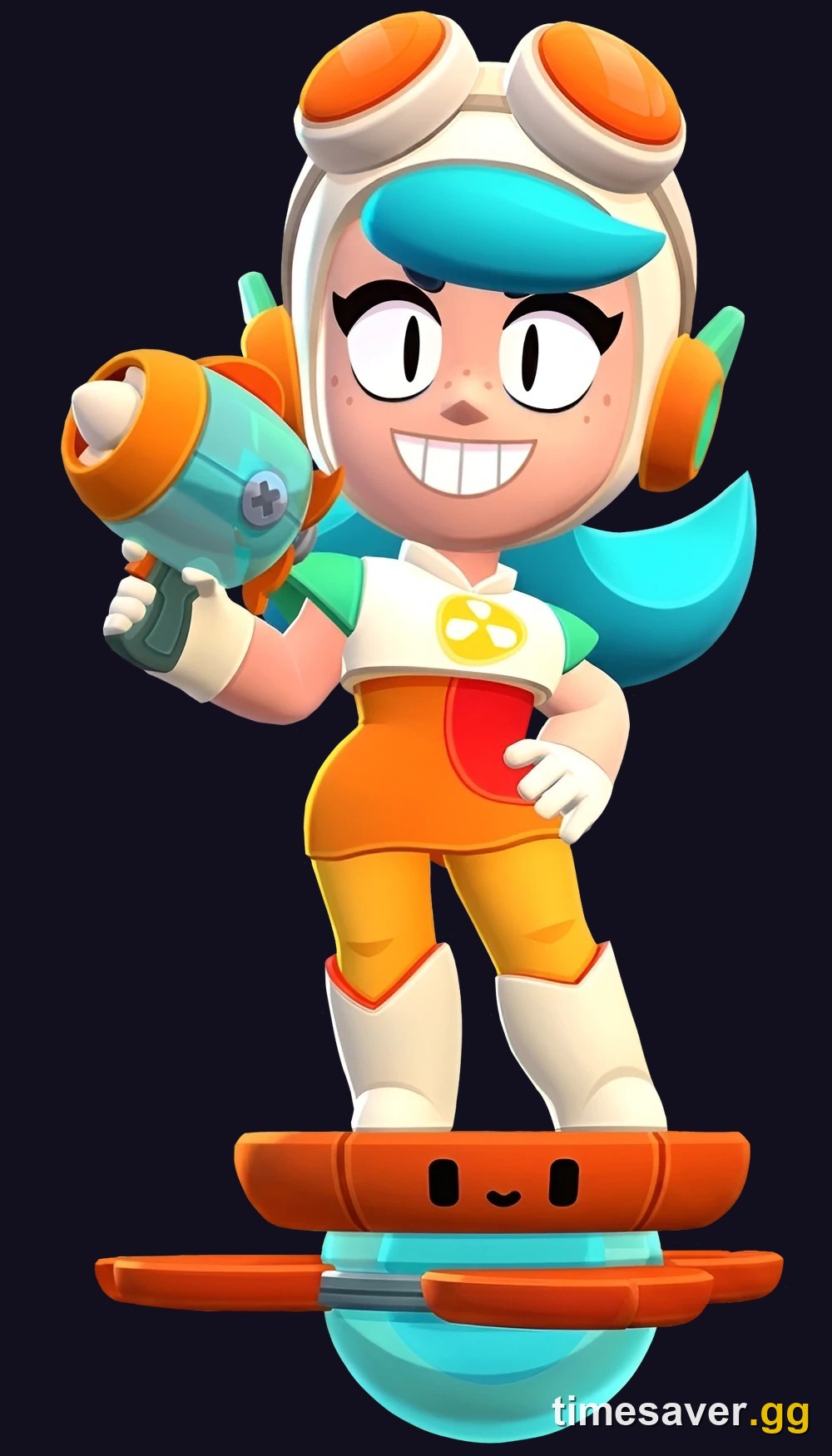 Brawl Stars Wendy official render, the number one Gem Grab pick in the October 2026 Brawl-O-Ween meta at a 68.2% win rate