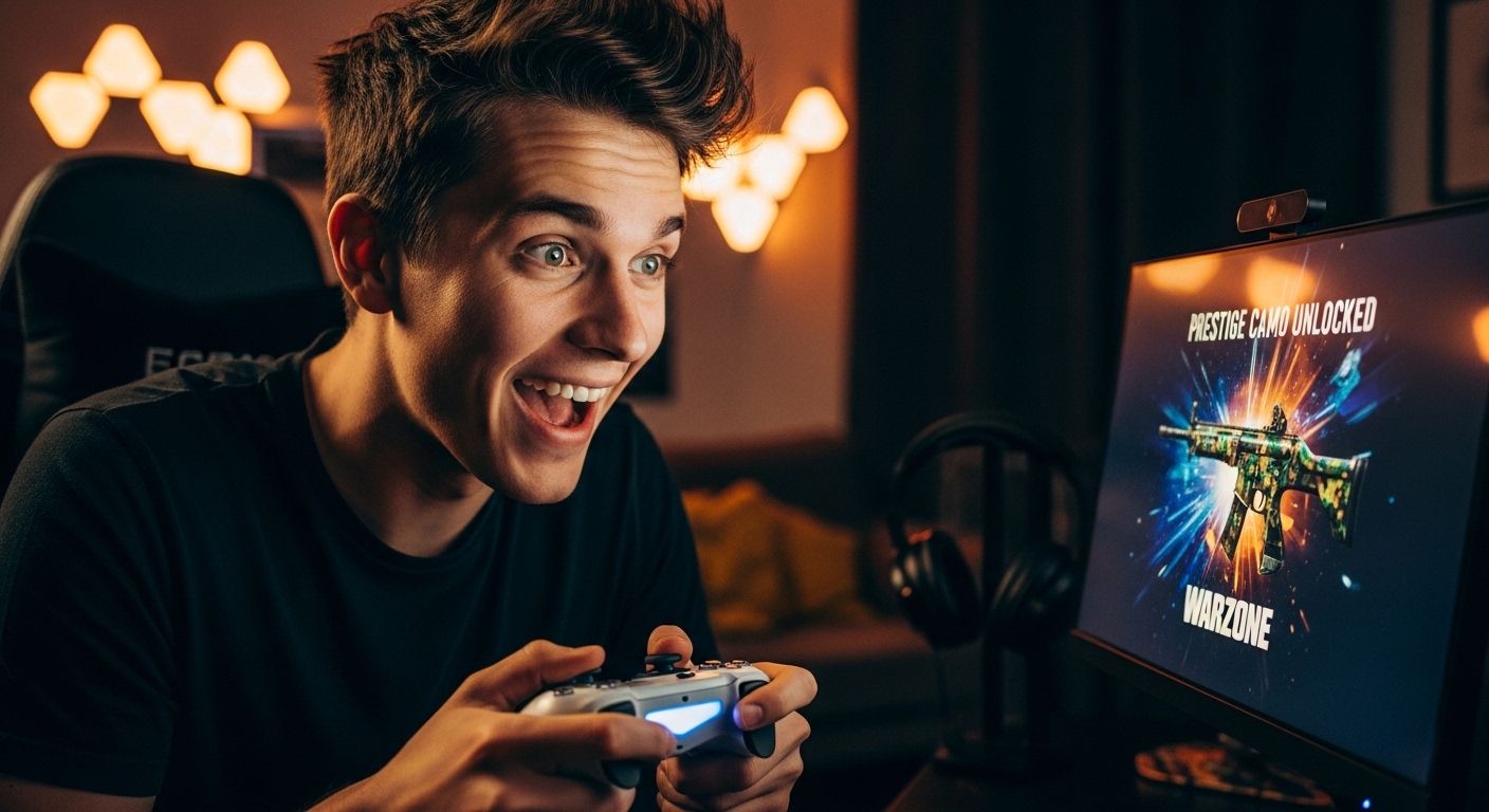 Cost of prestige camo unlock service Warzone