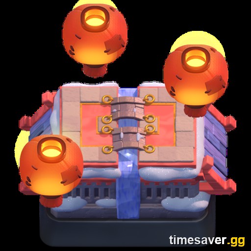 Clash Royale Serenity Peak arena artwork, the Arena 14 battlefield at 4,600 trophies