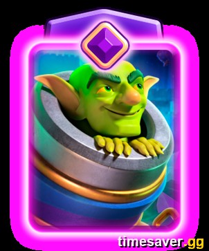 Clash Royale Mortar card render with the Season 88 Shocktober backdrop