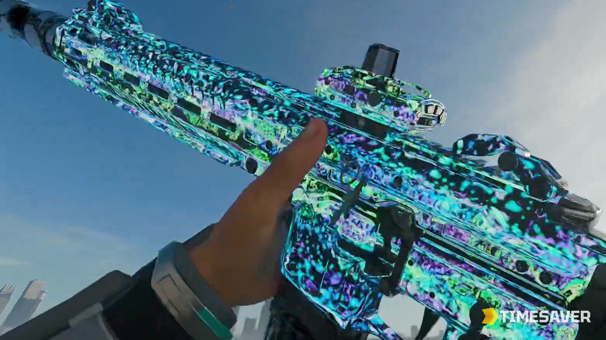 Black Ops 7 Nexus Horizon secret animated mastery camo on a weapon, Season 4