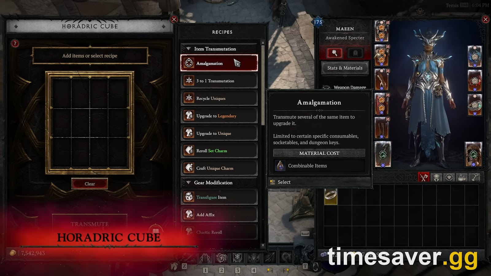 Diablo 4 Horadric Cube Season 15: Mythic Crafting Guide (Patch 3.2.0)