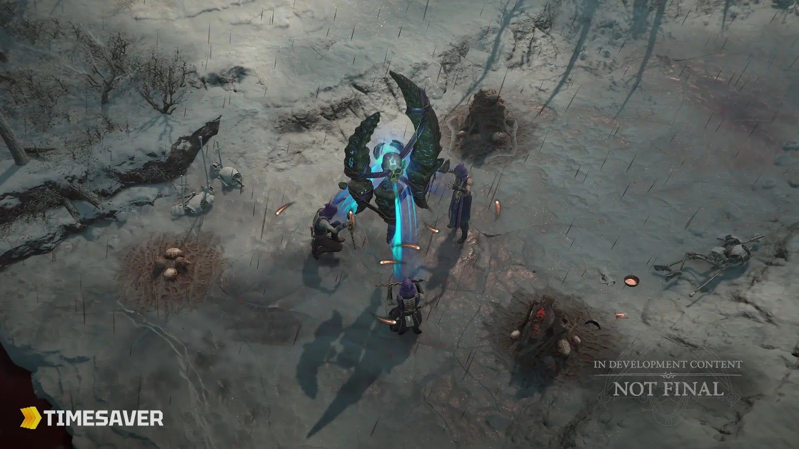 A Death's Head Idol in Diablo 4 Season 14 — kill its guardians to open a Pandemonium Rupture (PTR, not final)