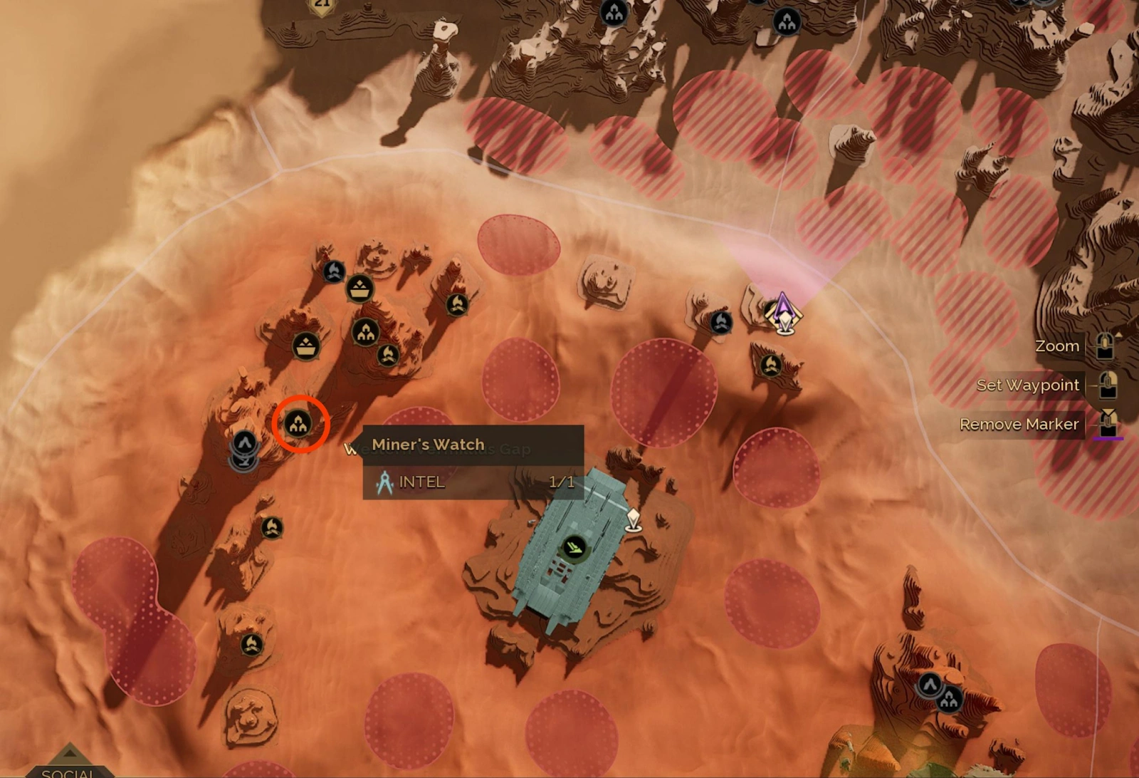 Miner's Watch Outpost chest location