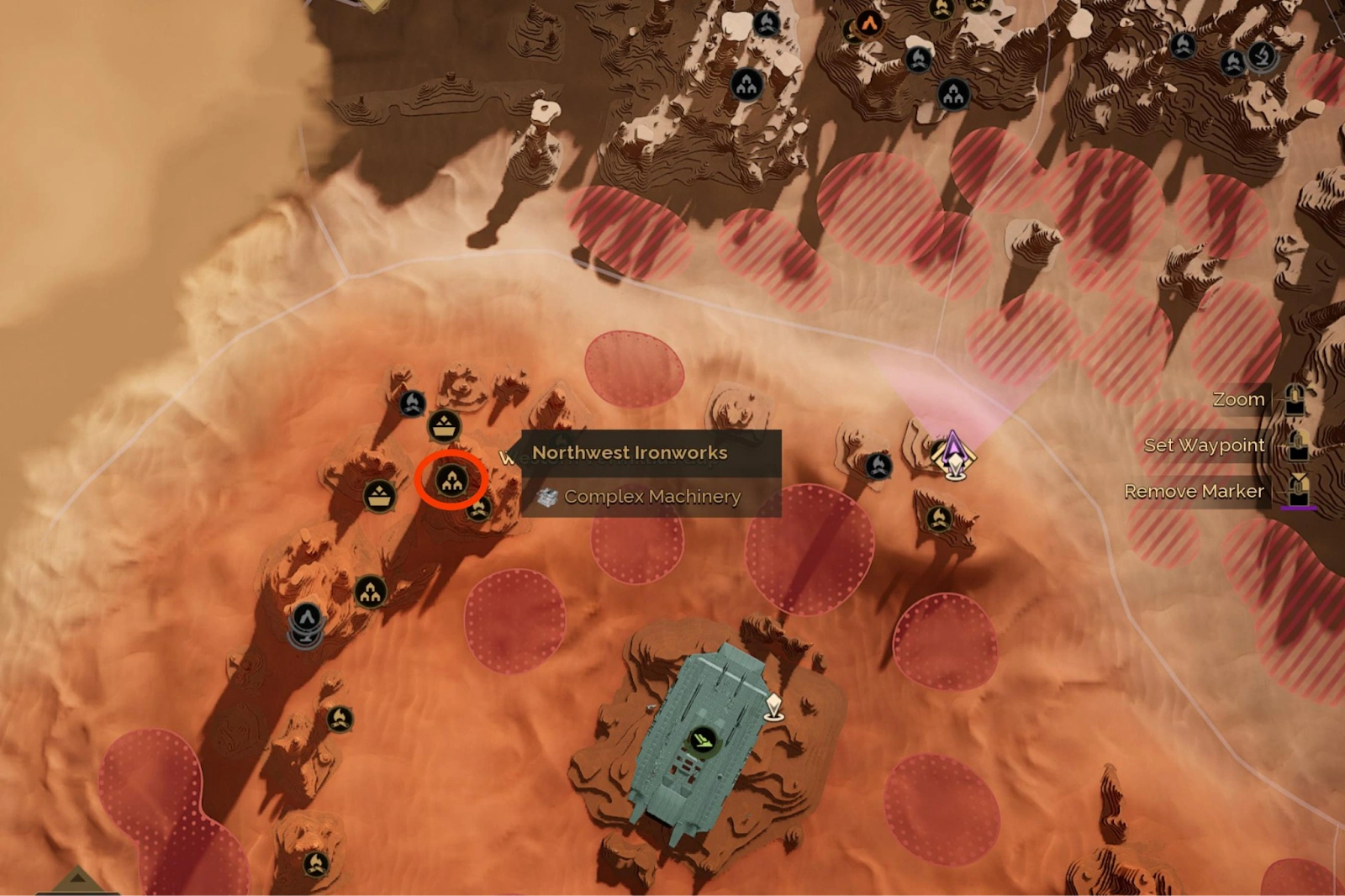 Northwest Ironworks control room with trapped chest