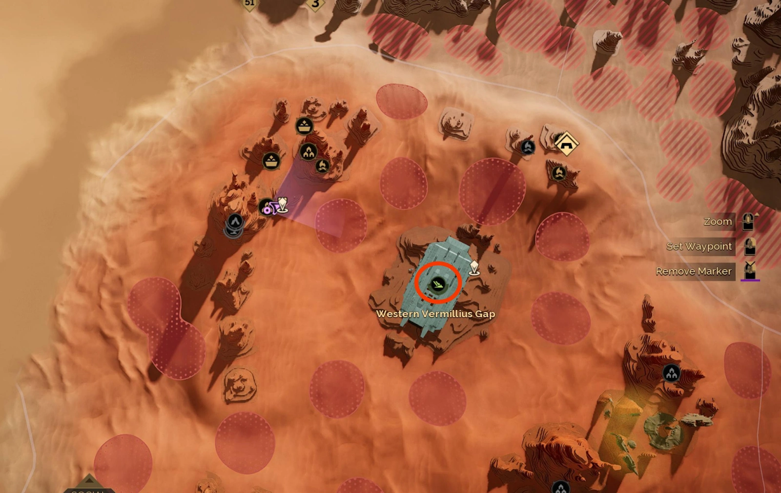 Wreck of the Pallas PvP zone chest location