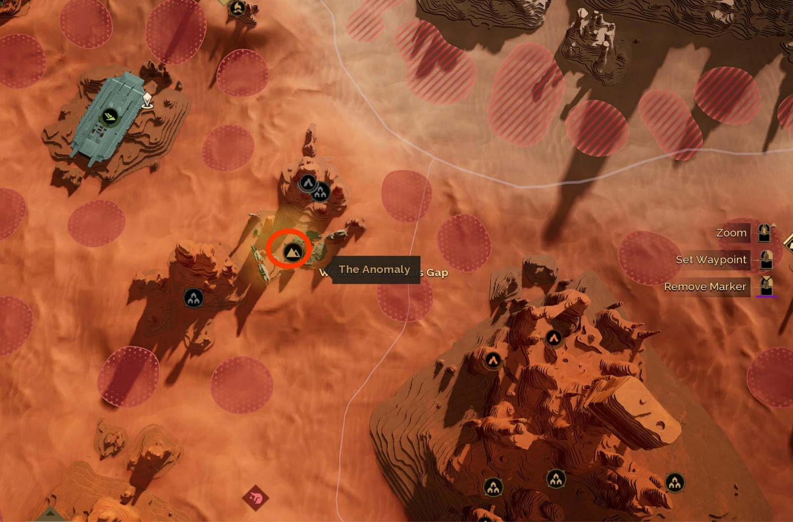 The Anomaly radiation zone with hazardous chest