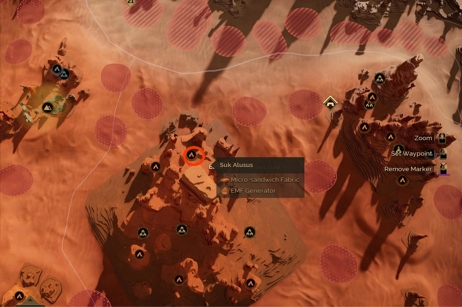 The Anomaly radiation zone with hazardous chest