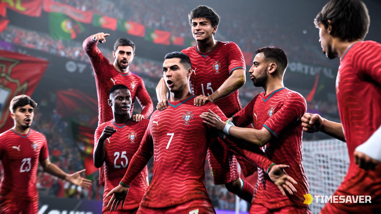 EA Sports FC 26 Ultimate Team match action on the pitch
