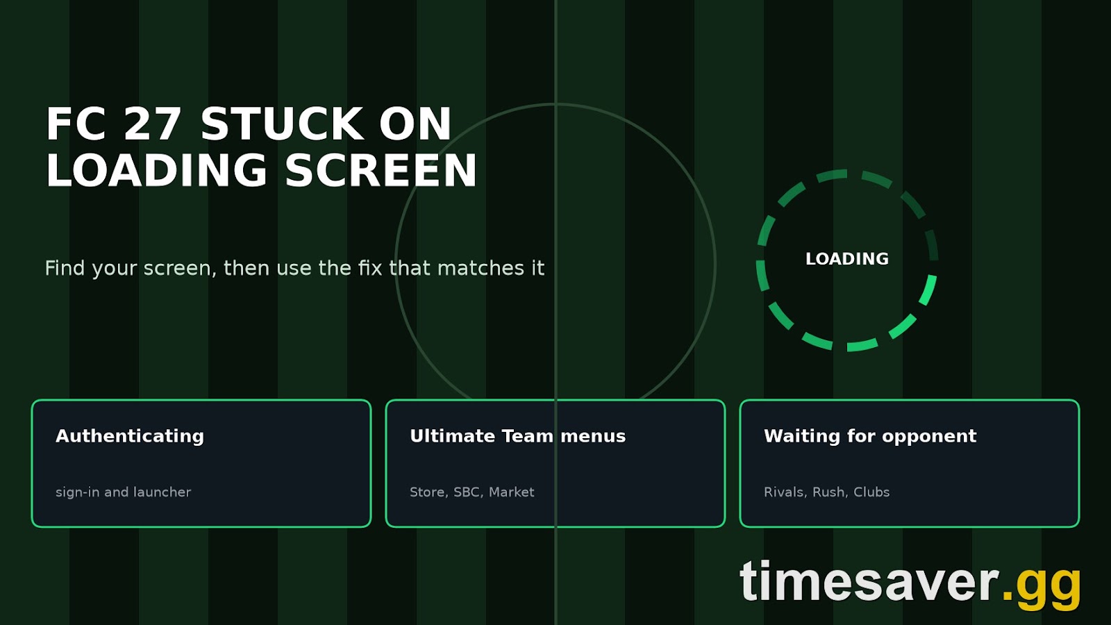 FC 27 Stuck on Loading Screen? Fix It by the Exact Screen You Are On