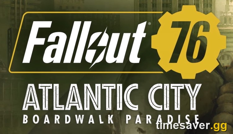 Atlantic City Boardwalk Paradise expedition key art for Fallout 76