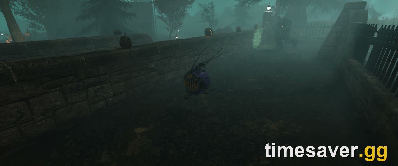 JES-2R the Eyebot leading players through Rapidan Camp during Mischief Night in Fallout 76