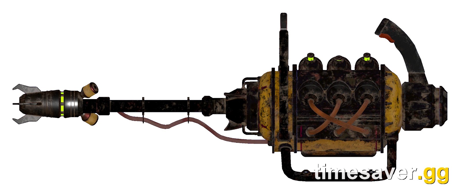 Fallout 76 Plasma Caster weapon render