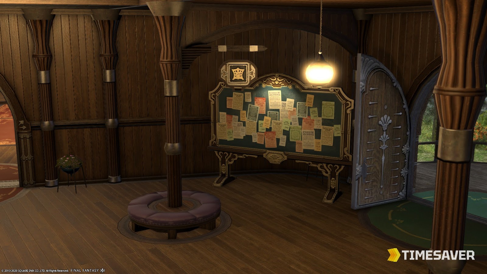 The in-game Market Board in Gridania, FFXIV — the marketplace where every flip is bought and sold
