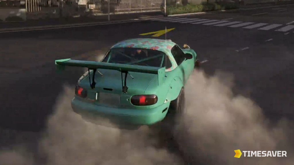 Forza Horizon 6 Mazda MX-5 Miata Forza Edition drifting with tire smoke — one of the best beginner drift cars in FH6