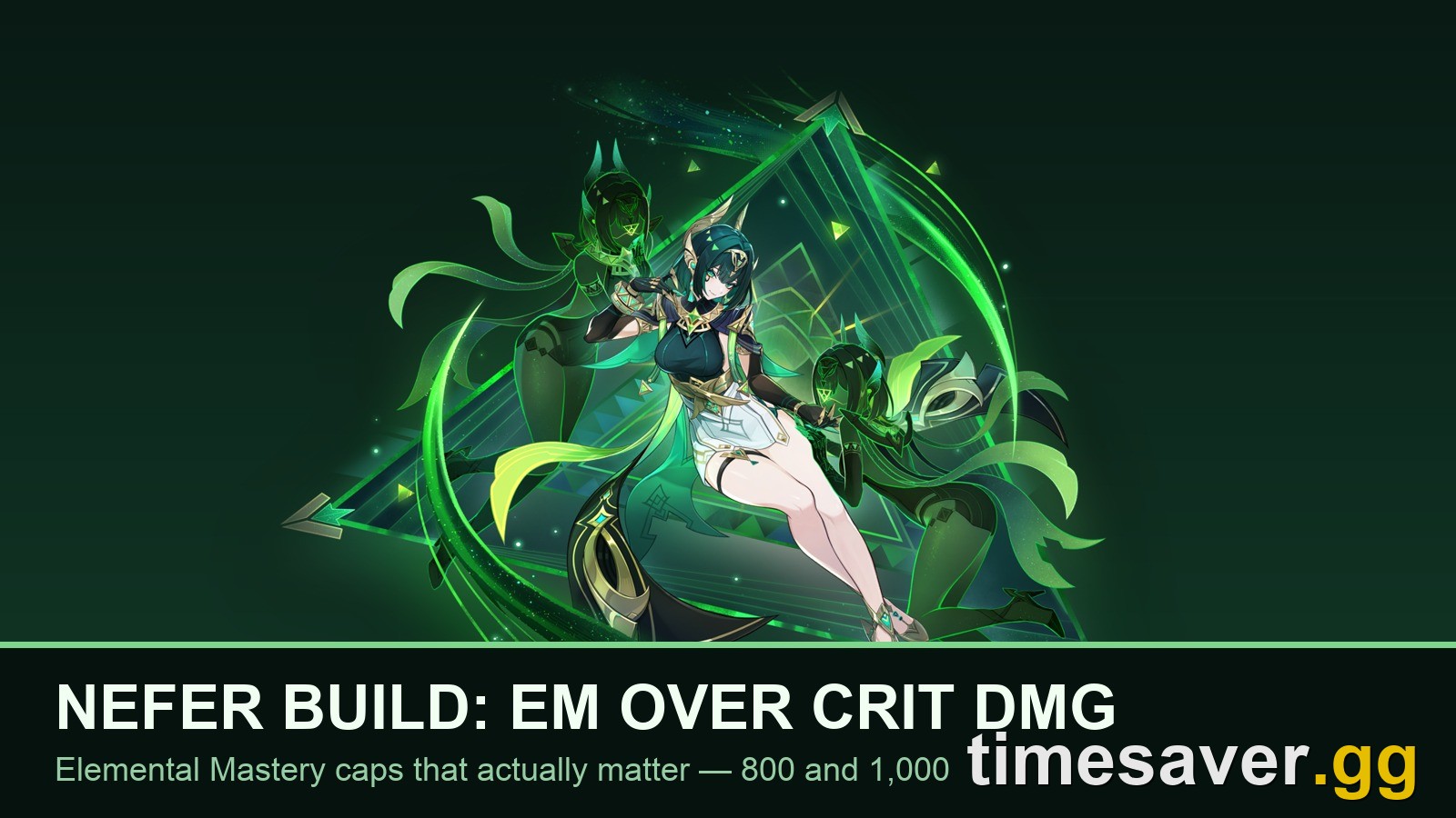 Genshin Nefer Build: EM or CRIT DMG, Best Weapons, Artifacts and Teams